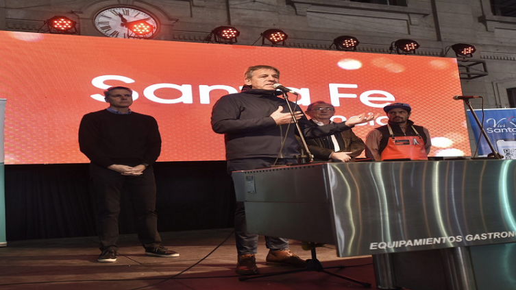 Jatón participó de la apertura del festival gastronómico 