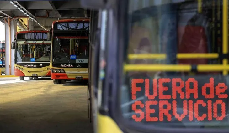 El martes habrá paro nacional de colectivos