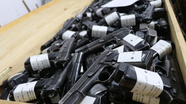La policía secuestró 798 armas de fuego en los últimos seis meses 