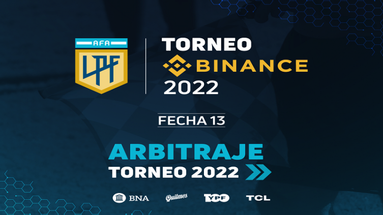 LPF: árbitros para la 13ª Fecha