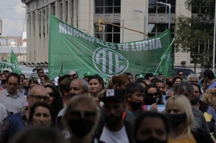 ATE inició la medida de fuerza para este miércoles y jueves