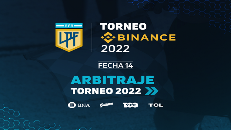 LPF: árbitros para la 14ª Fecha