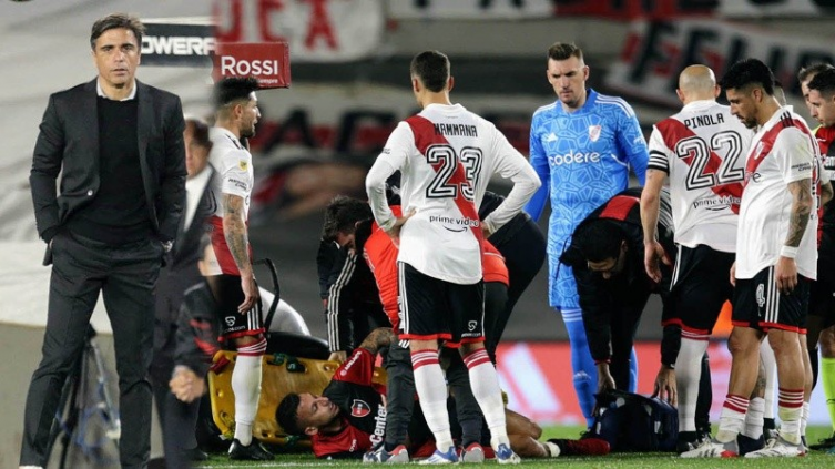 Sanguinetti confirmó la dura lesión de Vangioni 