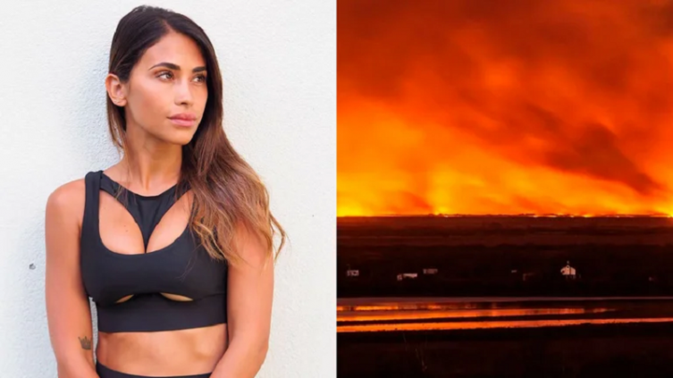 Antonela Roccuzzo preocupada por la quema de humedales en el Paraná 