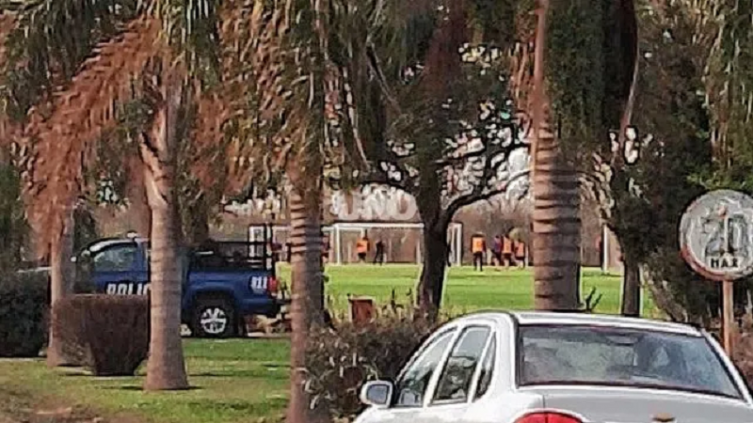 Colón entrenó con Marini y custodia policial