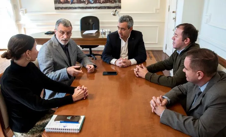 Javkin recibió al ministro Rimoldi 