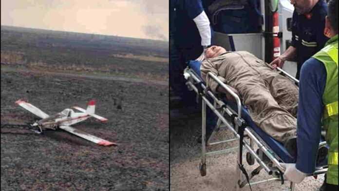 Un avión hidrante aterrizó de emergencia en San Pedro
