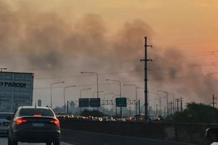 Alerta por quema de pastizales en la ruta 168