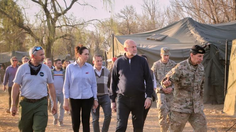 Incendios: Vuelve el Ejército Argentino al Comando de Alvear