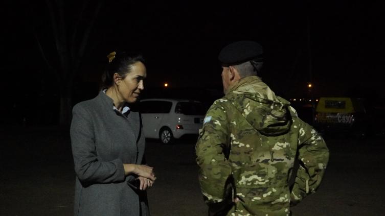 Las Fuerzas Armadas ya se encuentran trabajando en Alvear