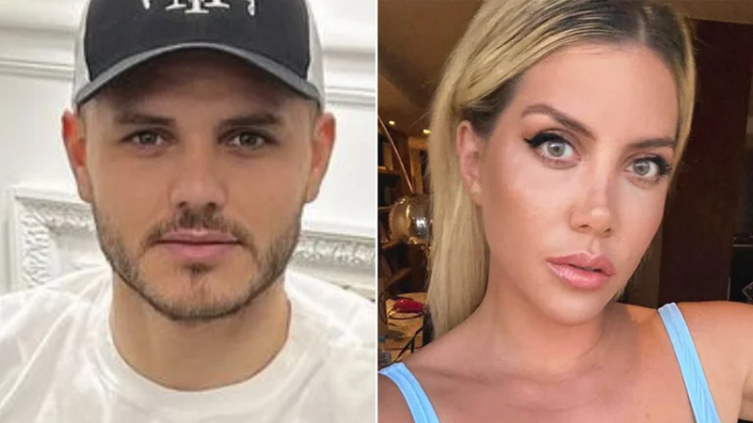 Icardi envió un mensaje de Instagram en un vivo de Wanda Nara