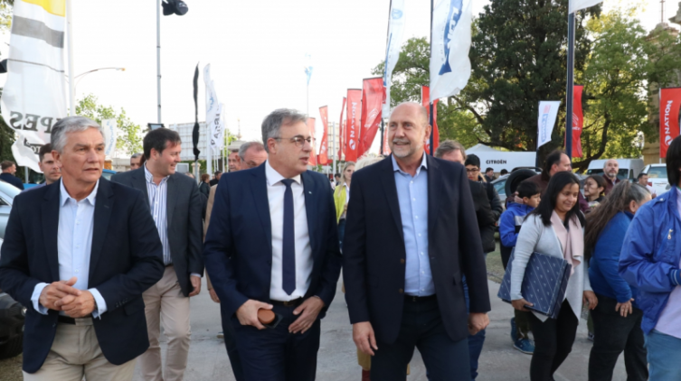 Perotti estuvo en la 115 expo rural de Rafaela y la región 2022 