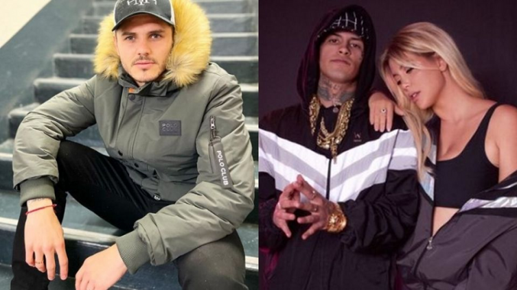 La reacción de Icardi por la canción que L-Gante le dedicó a Wanda 