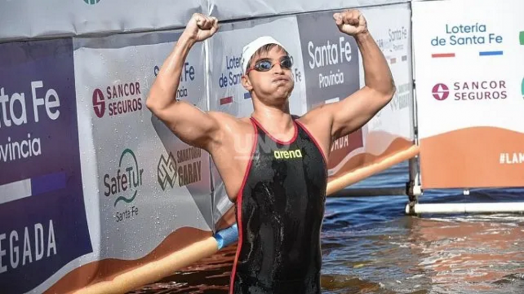 Maratón Acuática Santa Fe-Coronda: Victoria de Matías Díaz Hernández