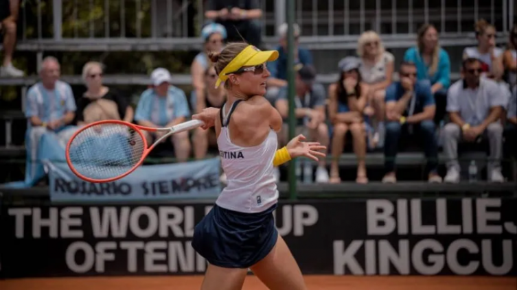 Argentina Open: Podorska venció a Solana Sierra y avanza