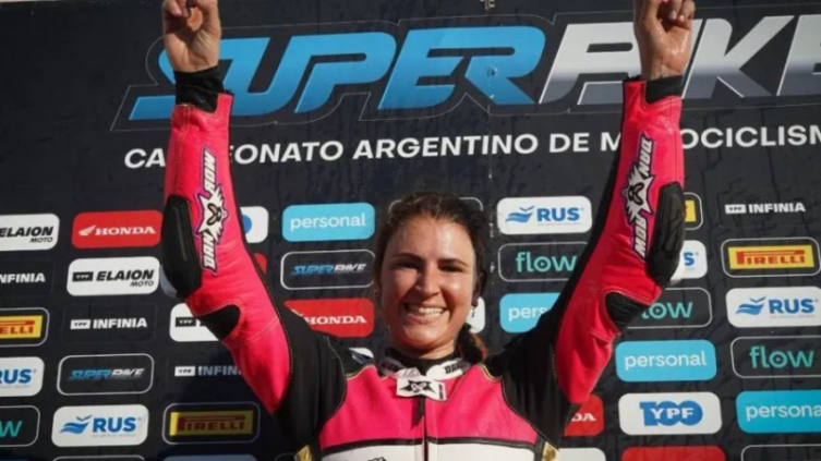 La primera mujer campeona en el motociclismo, Fefi Devoto 