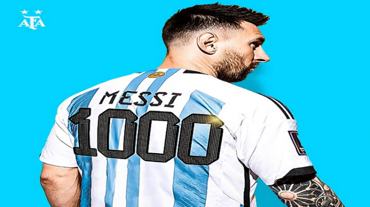 Messi cumplió 1.000 partidos de su carrera profesional y con un gol