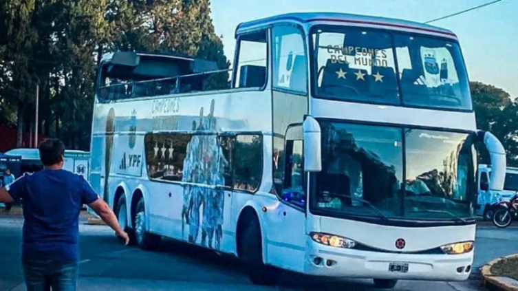Así será el micro con el que festejará la Selección Argentina 