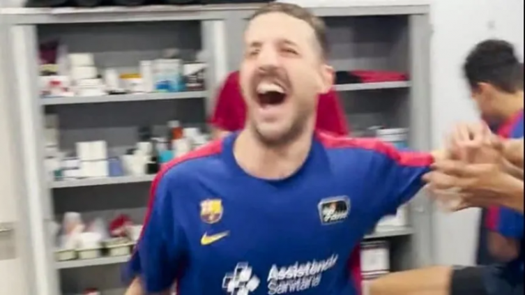 El loco festejo de Laprovittola tras la consagración de Argentina