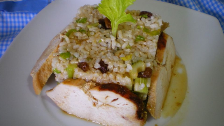 Ensalada agridulce de arroz