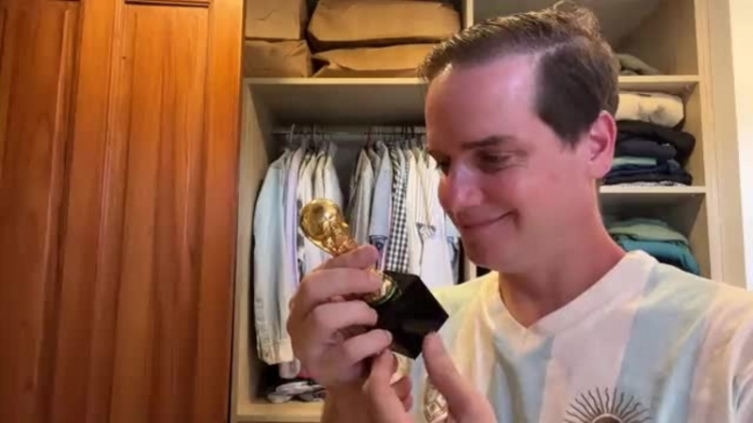 La “pelea” de Jero Freixas con su esposa por la promesa por Argentina campeón