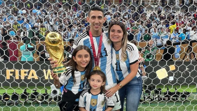 El tatuaje de la esposa de Ángel Di María tras el campeonato