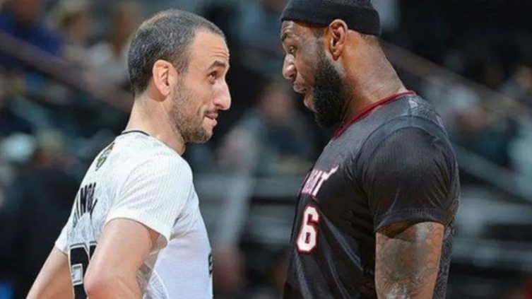 LeBron elogió a Dirk Nowitzki y lo asoció a Manu Ginóbili