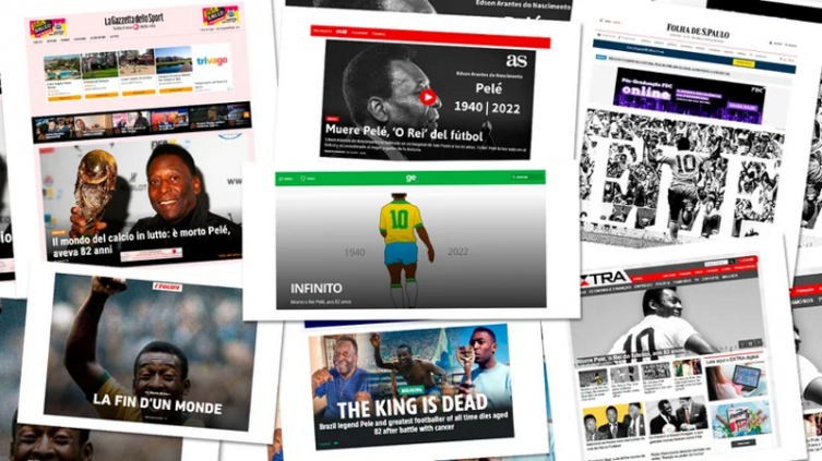 Así informó la prensa mundial el fallecimiento de Pelé