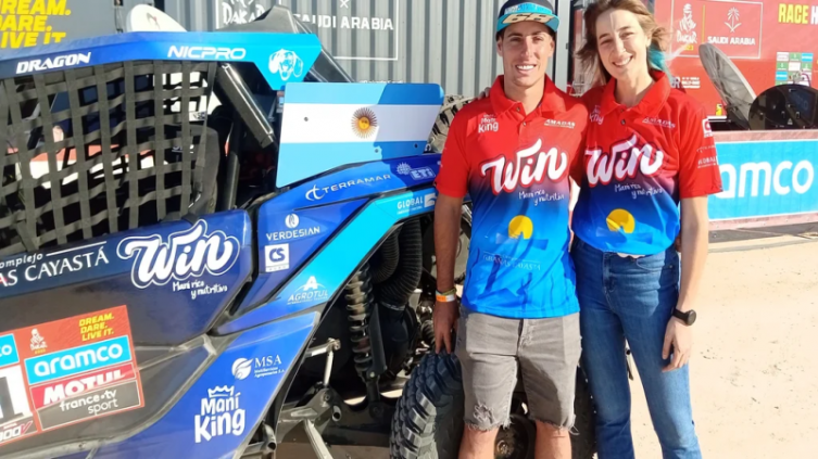 Rally Dakar: la pareja argentina que se casó y hoy corren juntos