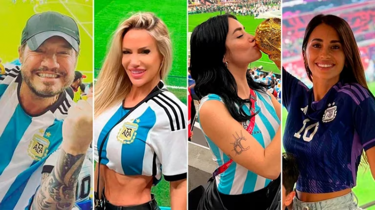 Argentina Campeón del mundo: los famosos celebraron el primer mes 
