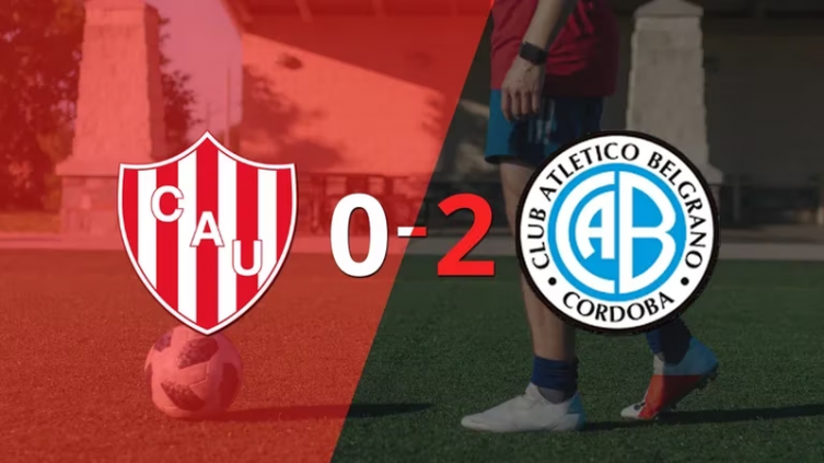 Serie Río de La Plata: Unión fue derrotado por Belgrano de Córdoba por 2 a 0 en Uruguay