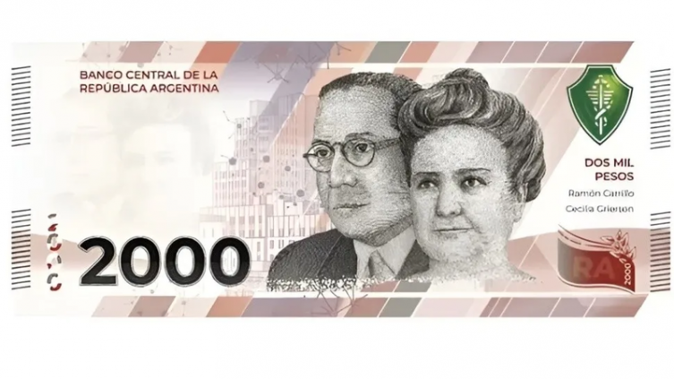 Quienes son los personajes de los billetes de $2.000