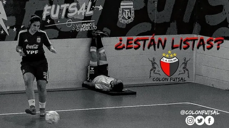 Colón tendrá futsal femenino entre sus actividades deportivas