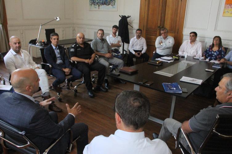 Brilloni encabezó la primera reunión de gabinete de Seguridad 