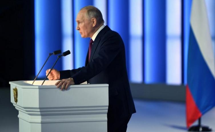 Putin prometió continuar con la guerra y atacó a Occidente: 