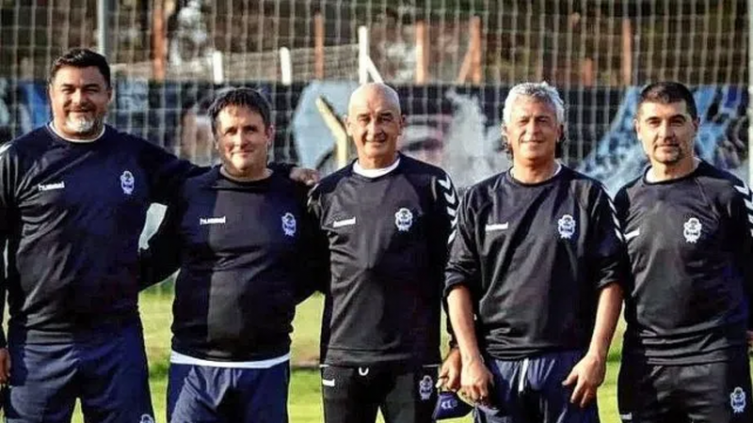 El cuerpo técnico de Gorosito en Colón