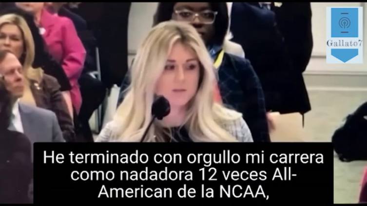 Polémico discurso contra una nadadora trans