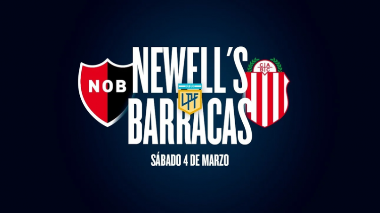 LPF: Newell ´s - Barracas: hora y TV