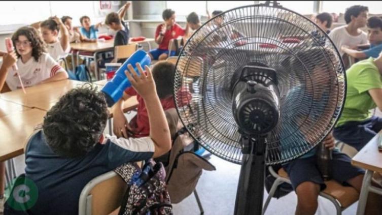 El Ministerio de Educación descartó suspender las clases por el calor