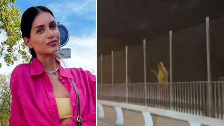 Zaira Nara evitó el suicidio de un hombre