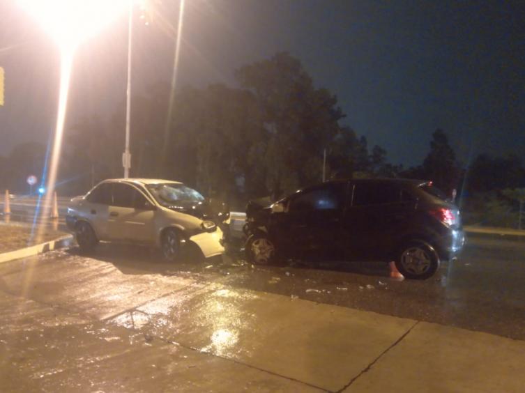 Al menos seis accidentes se produjeron esta mañana por la lluvia