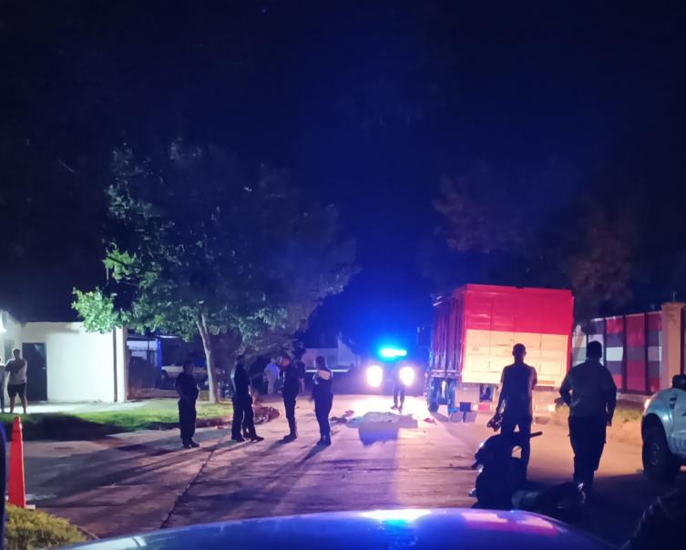 Un hombre murió anoche tras chocar con su moto en Rafaela