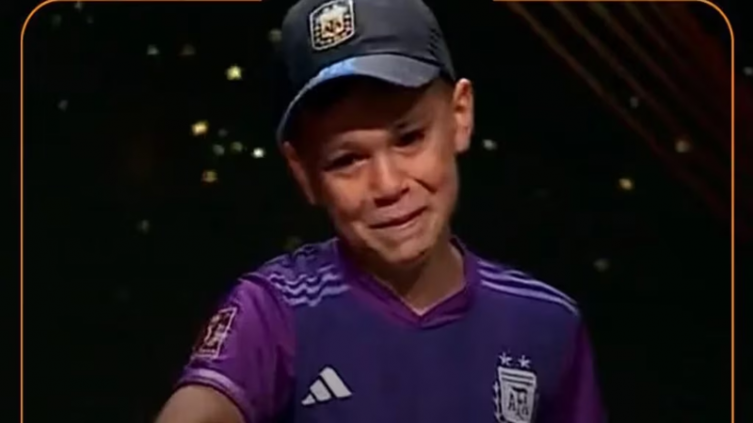 José Andrada cuando se enteró que iba a conocer a los jugadores de la Selección
