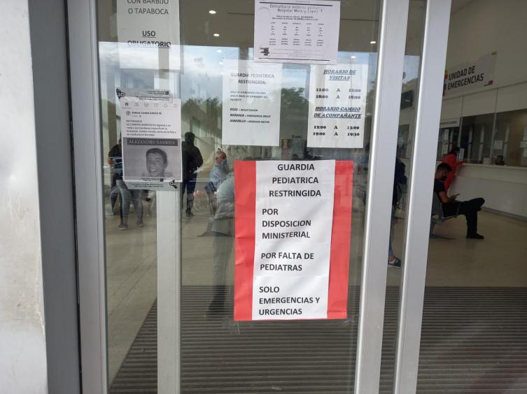 Reclaman por médicos pediatras para garantizar el servicio en el Iturraspe
