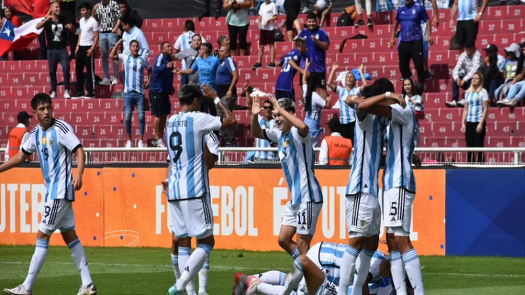 Hexagonal final del Sudamericano Sub 17: Argentina le ganó 2-0 a Chile