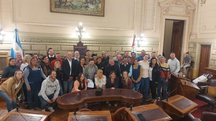 Marcos Castelló recibió a instituciones del departamento La Capital