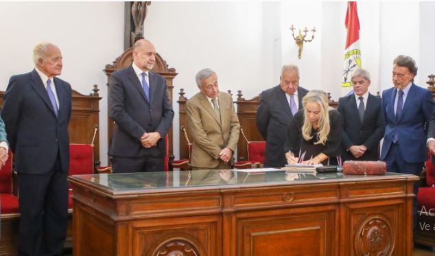 Perotti asistió al acto de asunción de las autoridades del MPA y la Defensa Penal