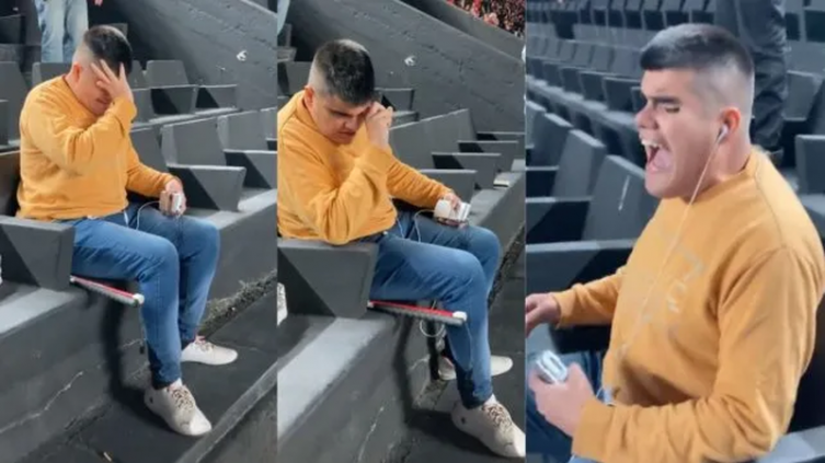 La emoción del hincha ciego de Colón que conmueve