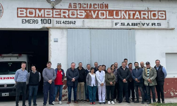Michlig, González y Rigo desplegaron una amplia agenda de actividades