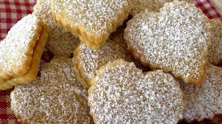 Masitas de coco y dulce de leche